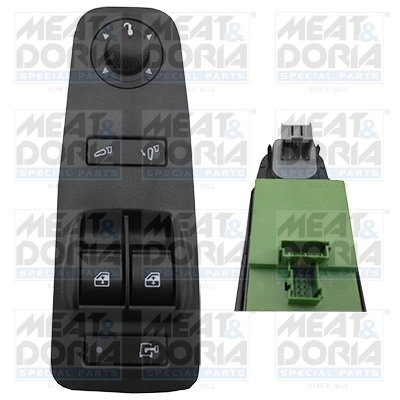 Switch, window regulator